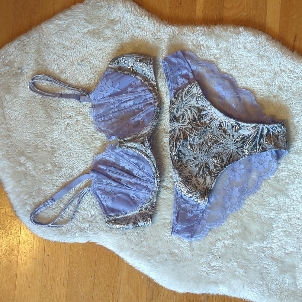Victoria's Secret Brocade Unlined Bra ONLY